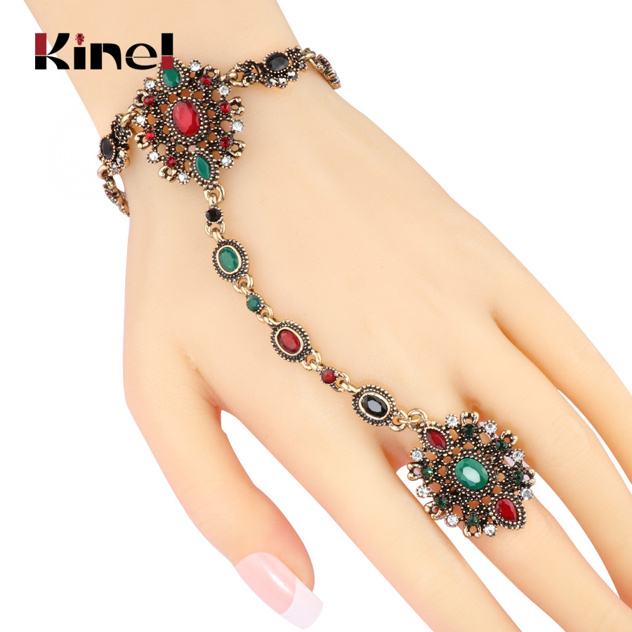 Resin Art Ring - Kinel Unico Braccialetto di collegamento Anello