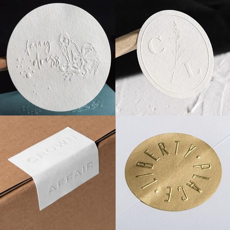 Resin Art Logo - Adesivi in rilievo 3D Logo personalizzato