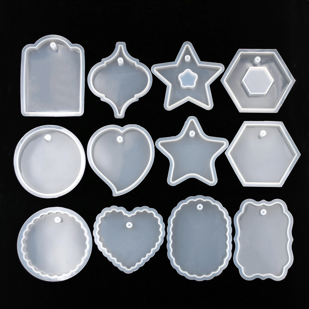 Resin Art Tool Kit - Stampo in Silicone per Etichette, Stampo