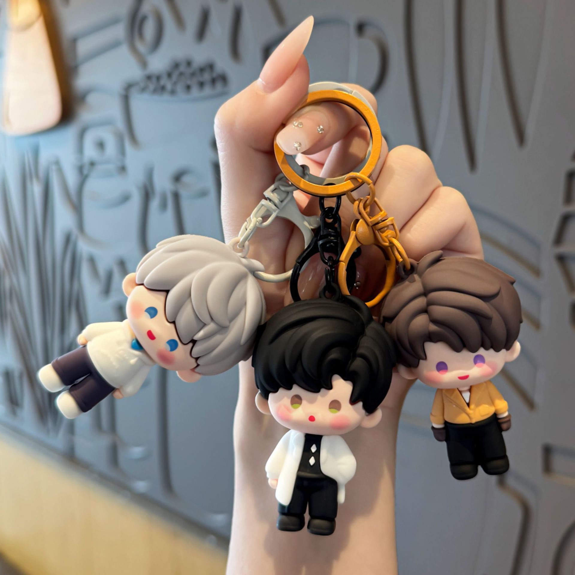 Resin Art Anime - Portachiavi in Resina Love and Deepspace