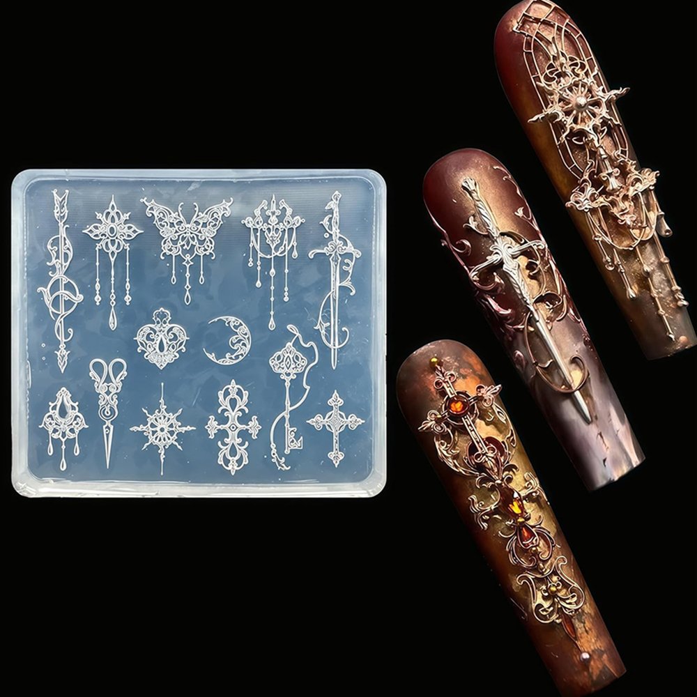 Resin Art Template - Stampo in silicone con freccia Stampi