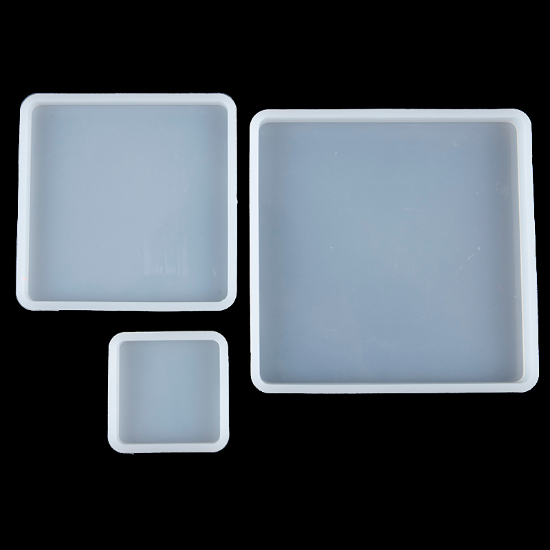 Coaster Mold Square - Stampi quadrati in silicone per colata