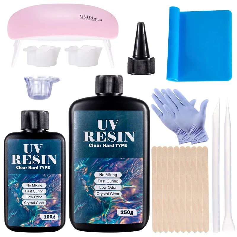 Resin Art Tool Kit - Kit di colla dura in resina