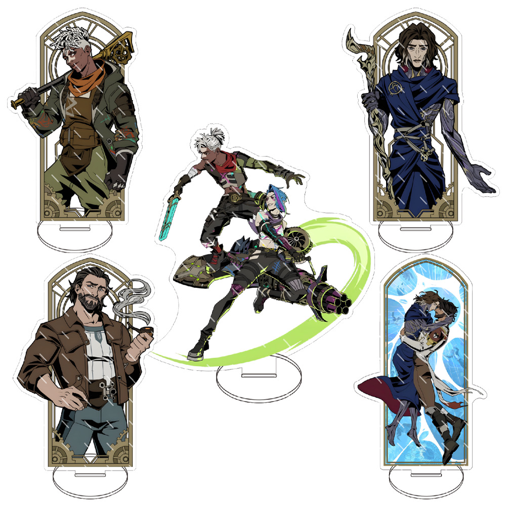 Resin Art Anime - Arcane: League of Legends - Espositore