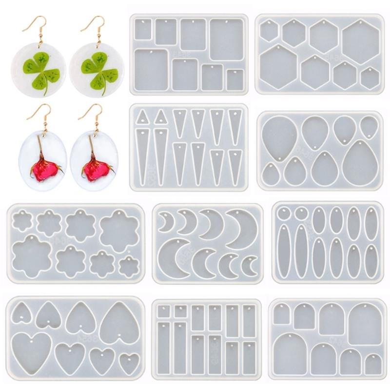 Resin Art Tool Kit - Stampo per orecchini in silicone Stampo