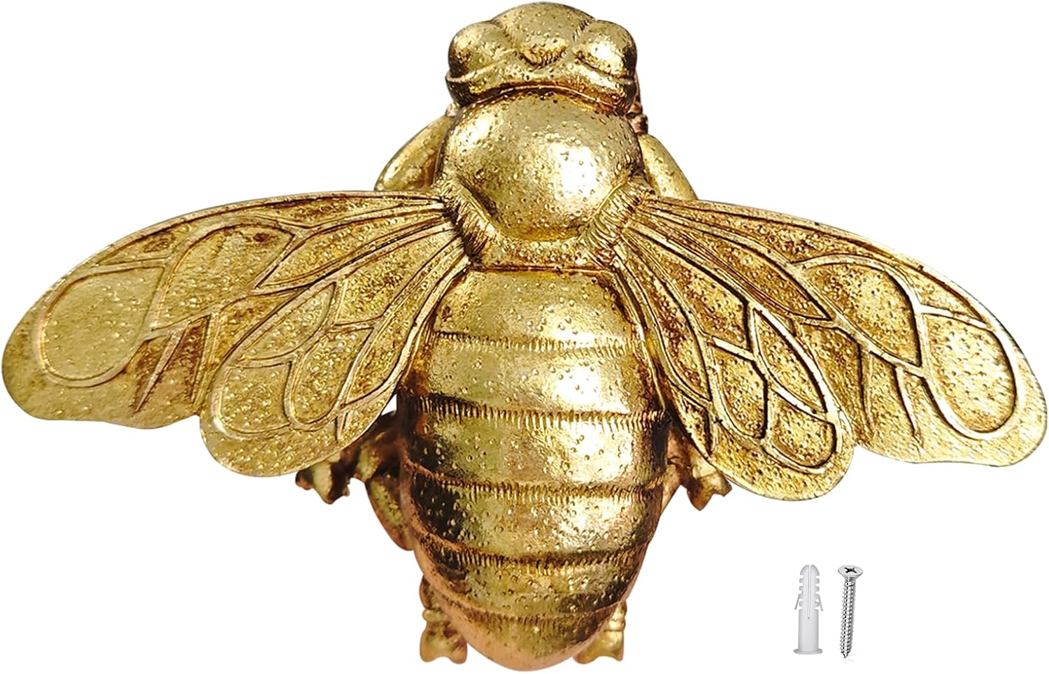 Resin Art Easy - Scultura da Parete 3D Ape Dorata,
