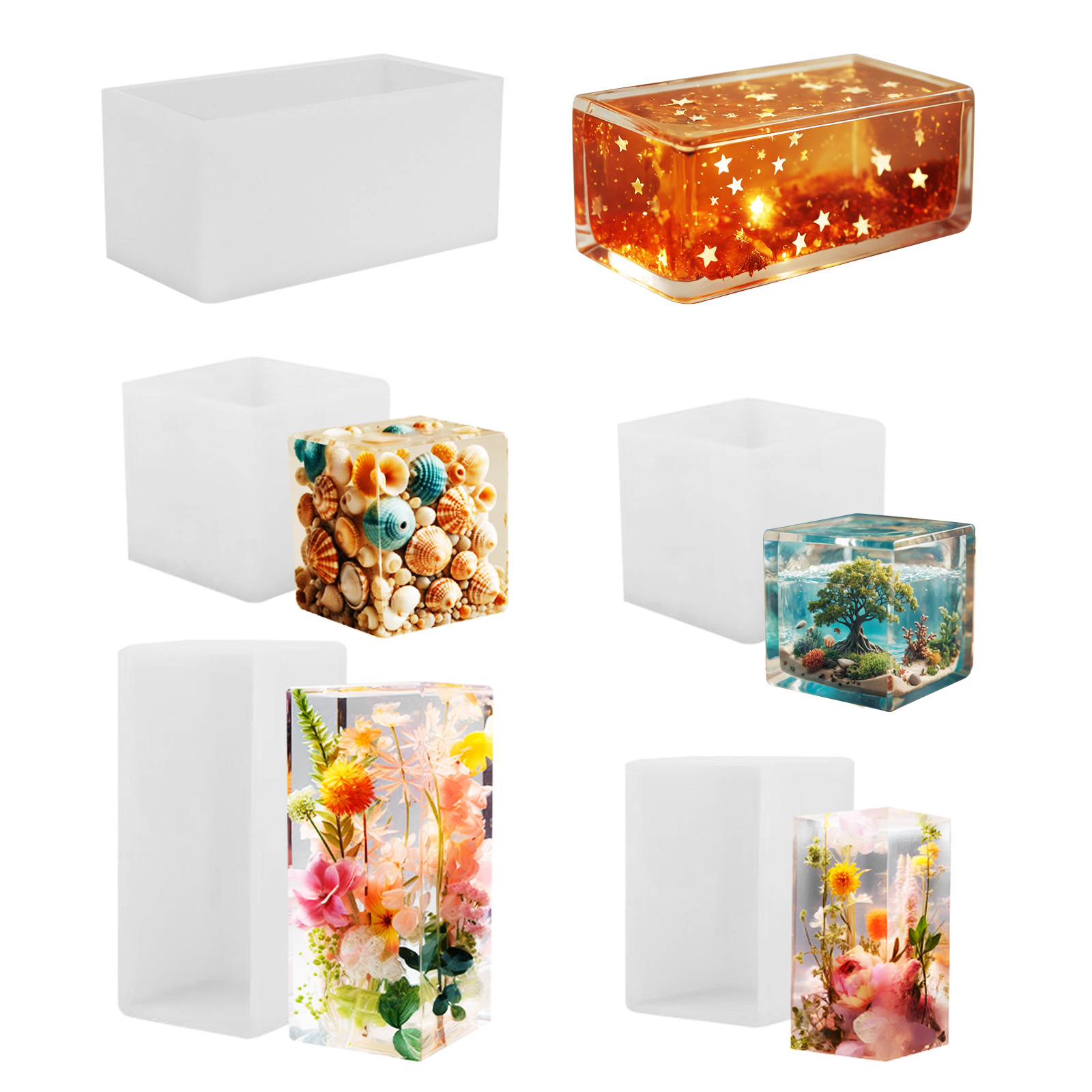 Resin Art Epoxy - Stampo in Silicone per Resina Epossidica,