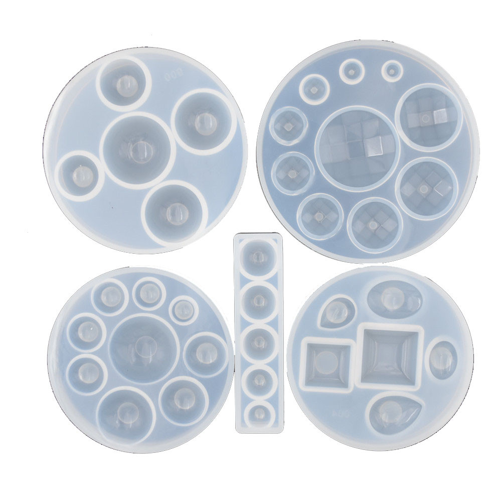 Resin Art Tool Kit - Stampo in silicone mezza palla cabochon