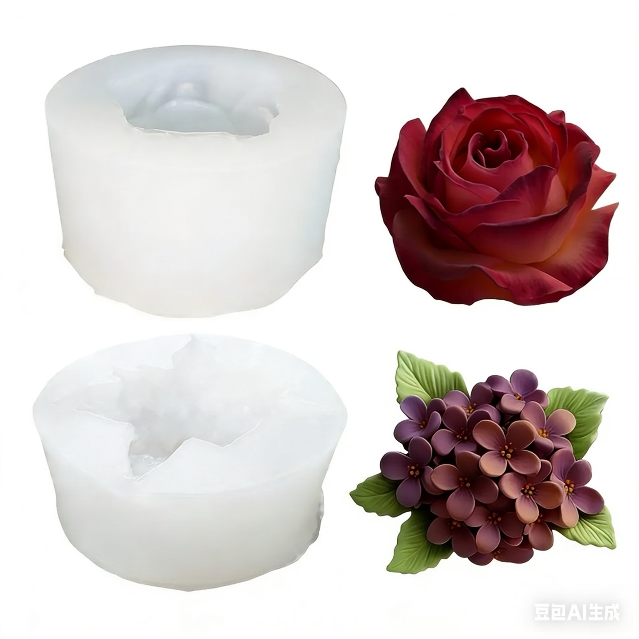 Resin Art For Wedding Gift - 2 pezzi di stampi in silicone