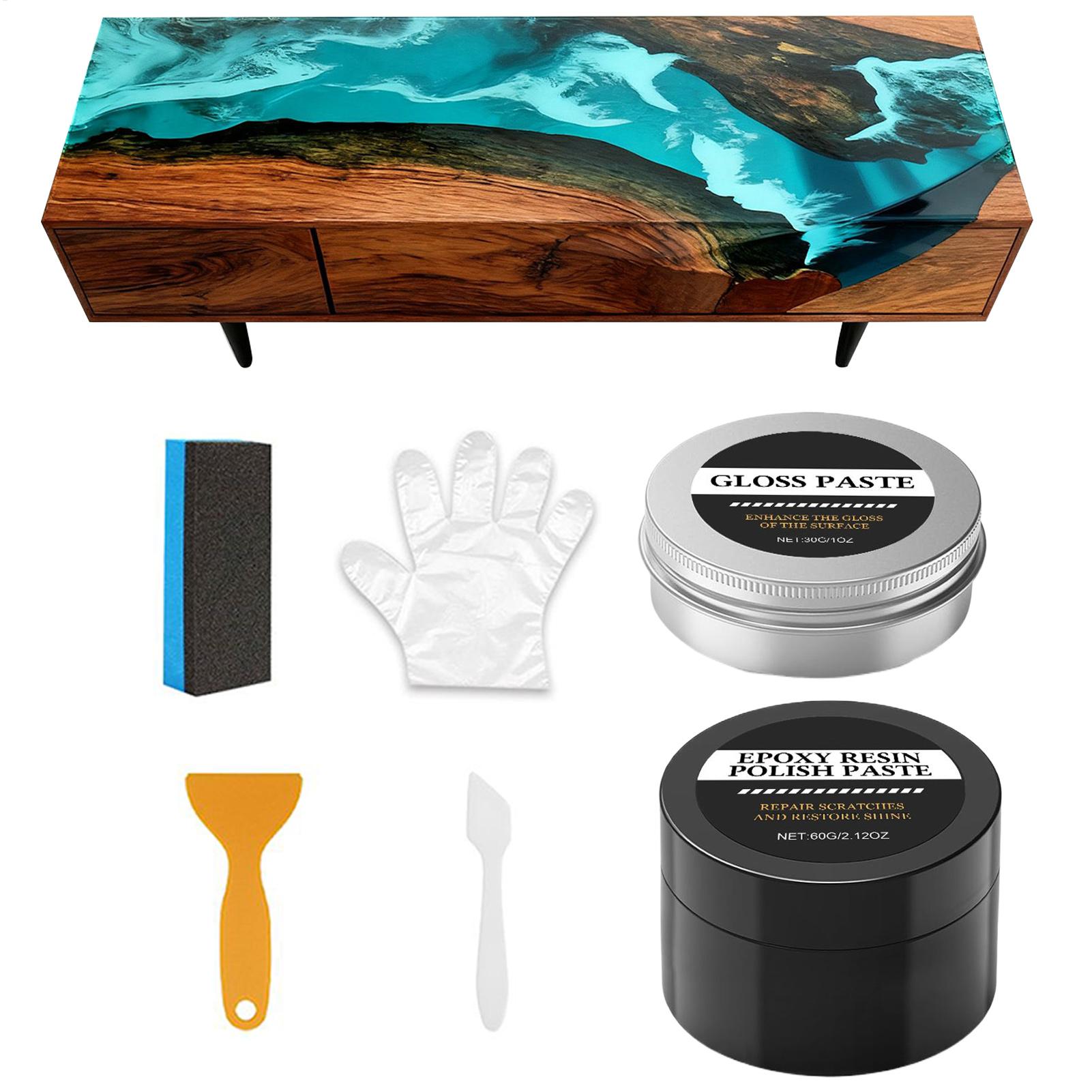 Resin Art Epoxy - Kit per lucidatura in resina epossidica