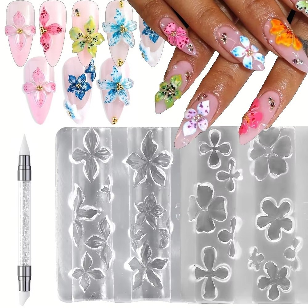 Resin Art Template - Nuovo 3 pz/set 3D Stampo Per