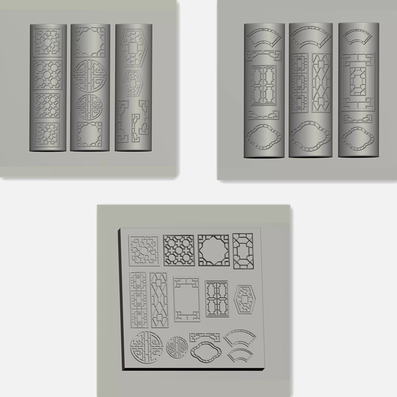 Resin Art Template - Stampo in Silicone 3D con Motivo