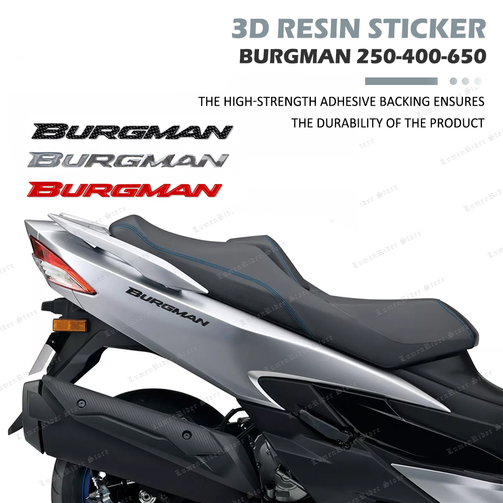 Resin Art Logo - Per Suzuki Burgman 250 400 650