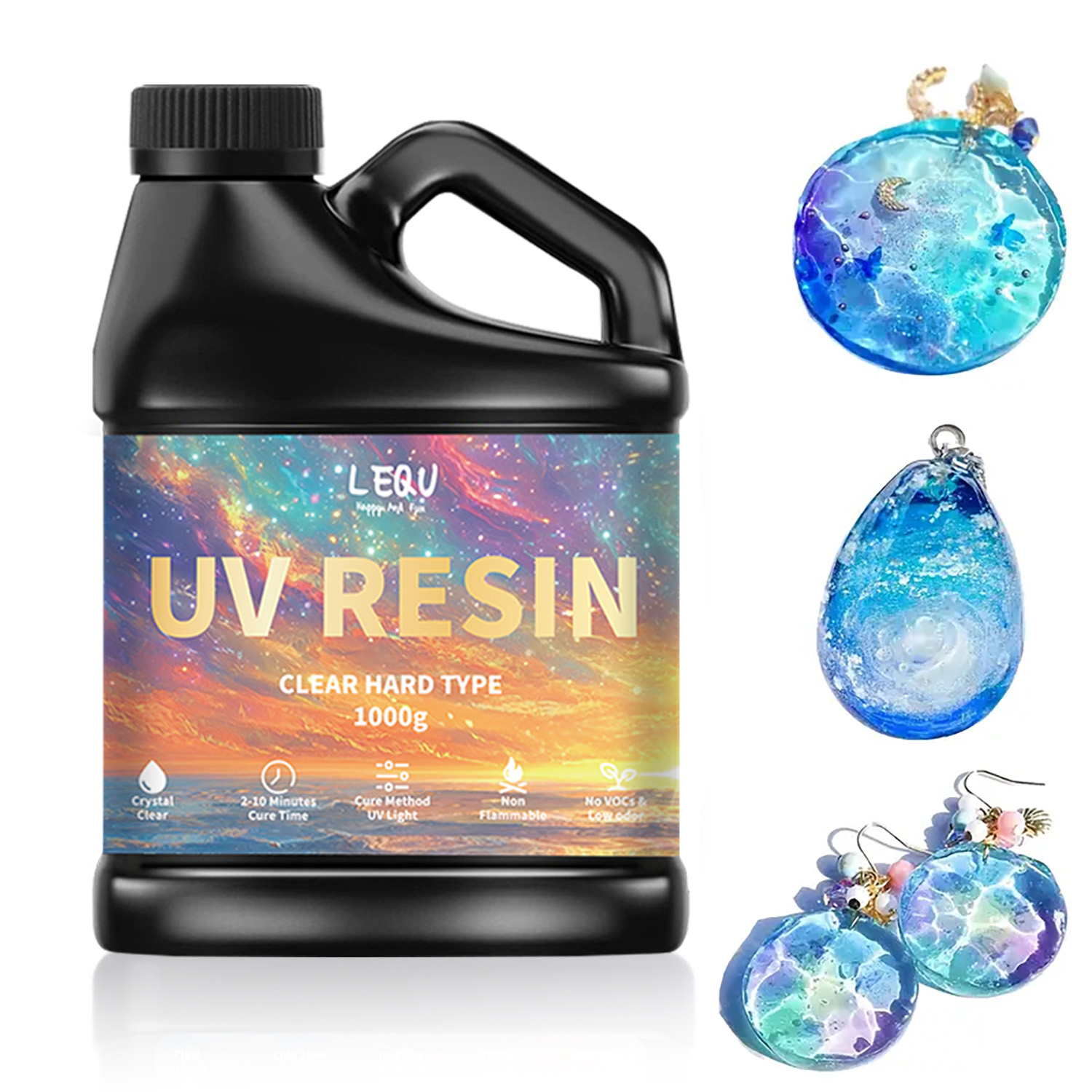 Resin Art Epoxy - 100/200/500/1000g Colla per resina epossidica UV
