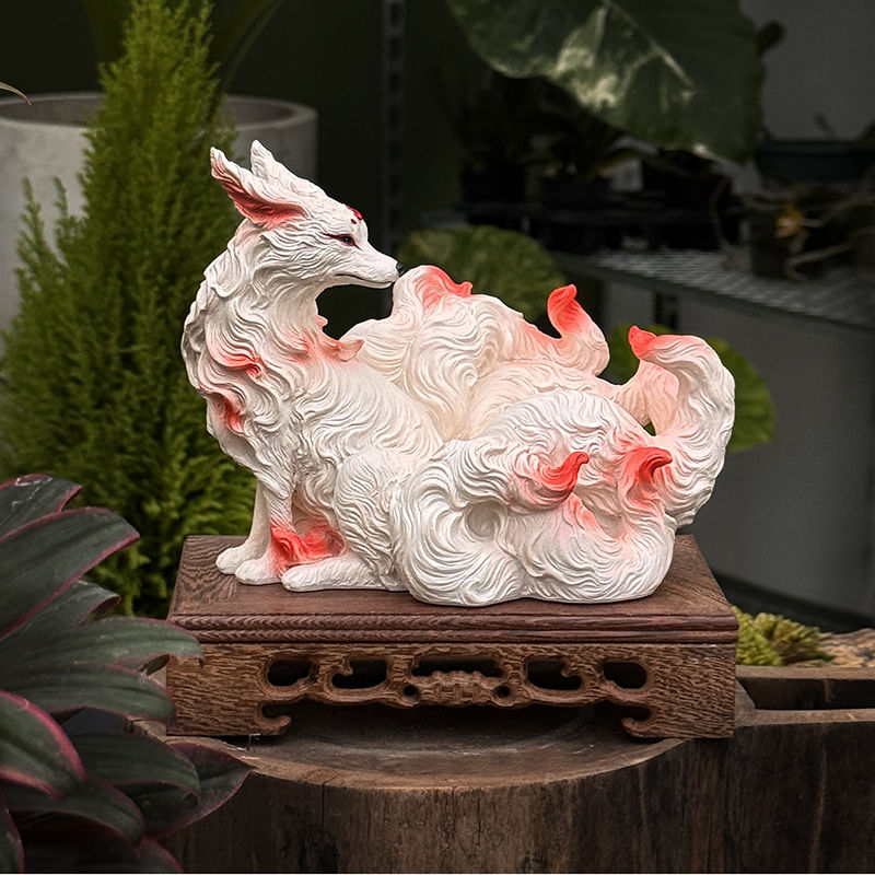 Ornamenti Volpe a Nove Code, S - Resin Art Anniversary Gift recensione e prezzo