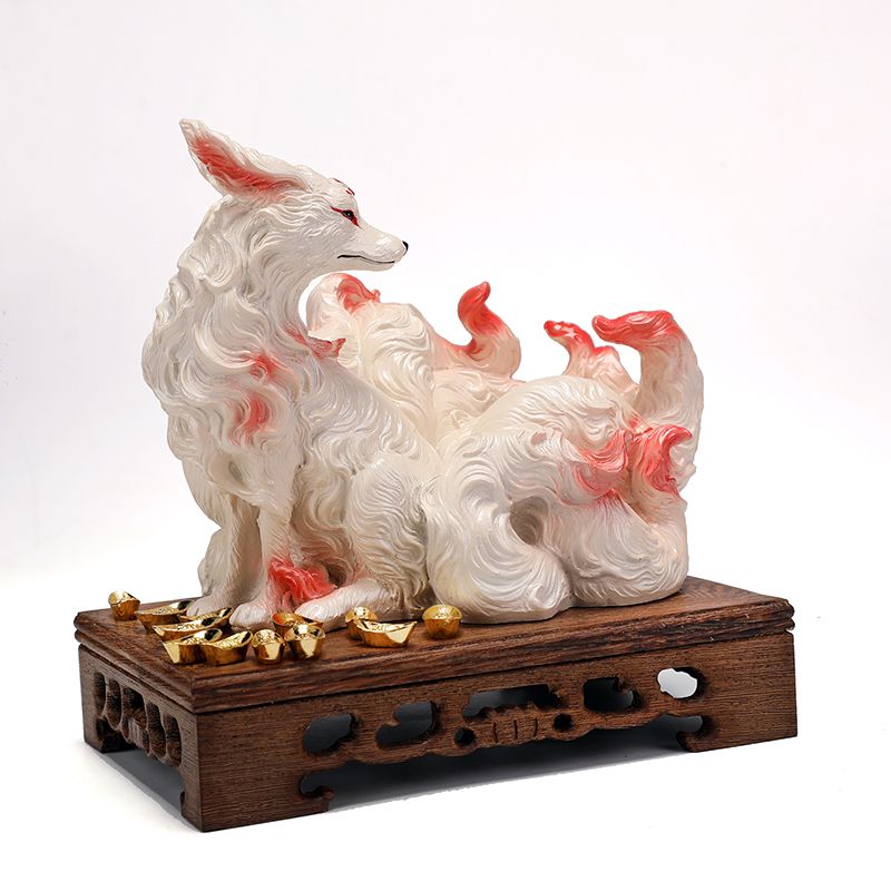 Ornamenti Volpe a Nove Code, S - Resin Art Anniversary Gift recensione e prezzo