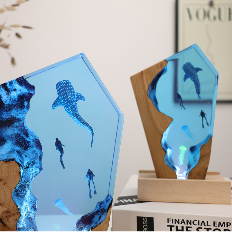 Ornamento Luminoso da Scrivani - Resin Art Anniversary Gift recensione e prezzo