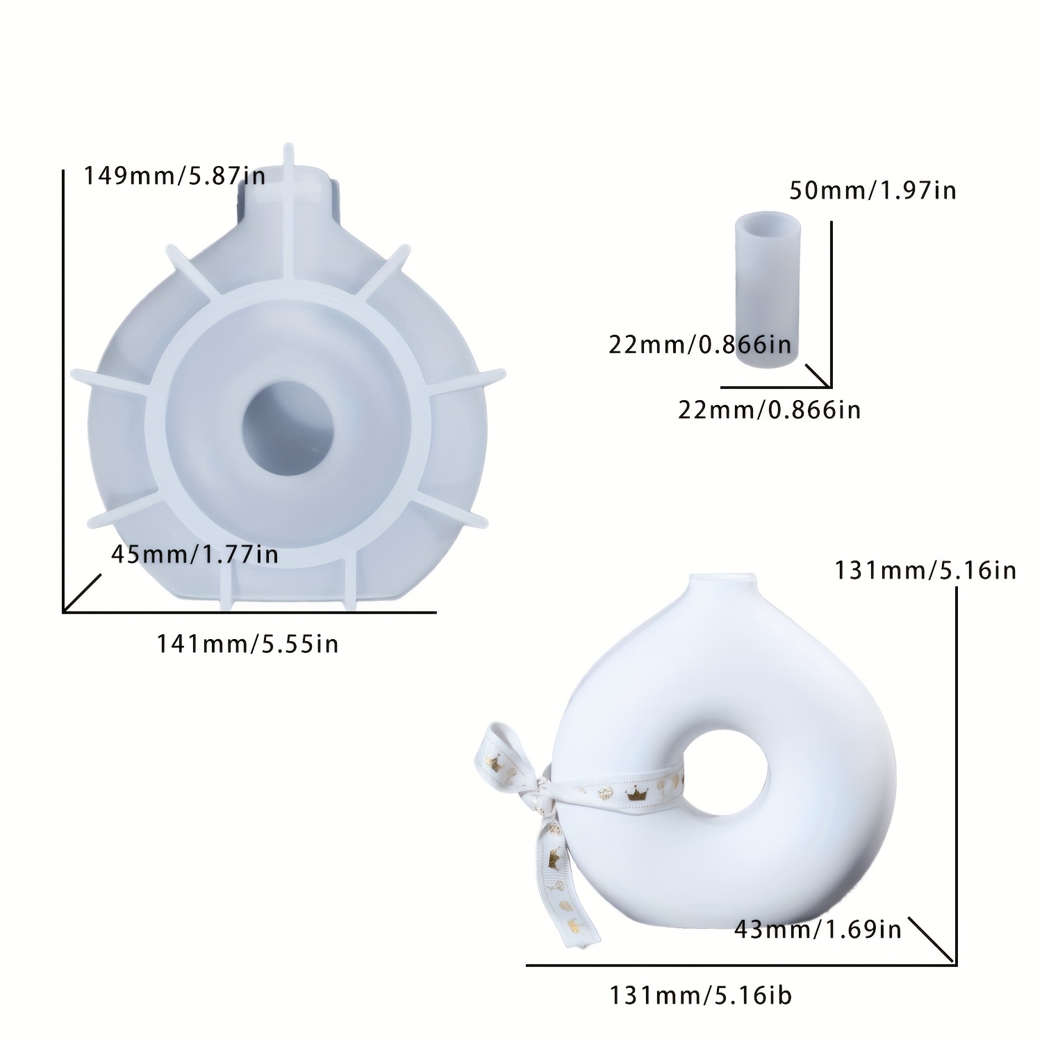 1 stampo in silicone per vaso  - Resin Art Epoxy recensione e prezzo