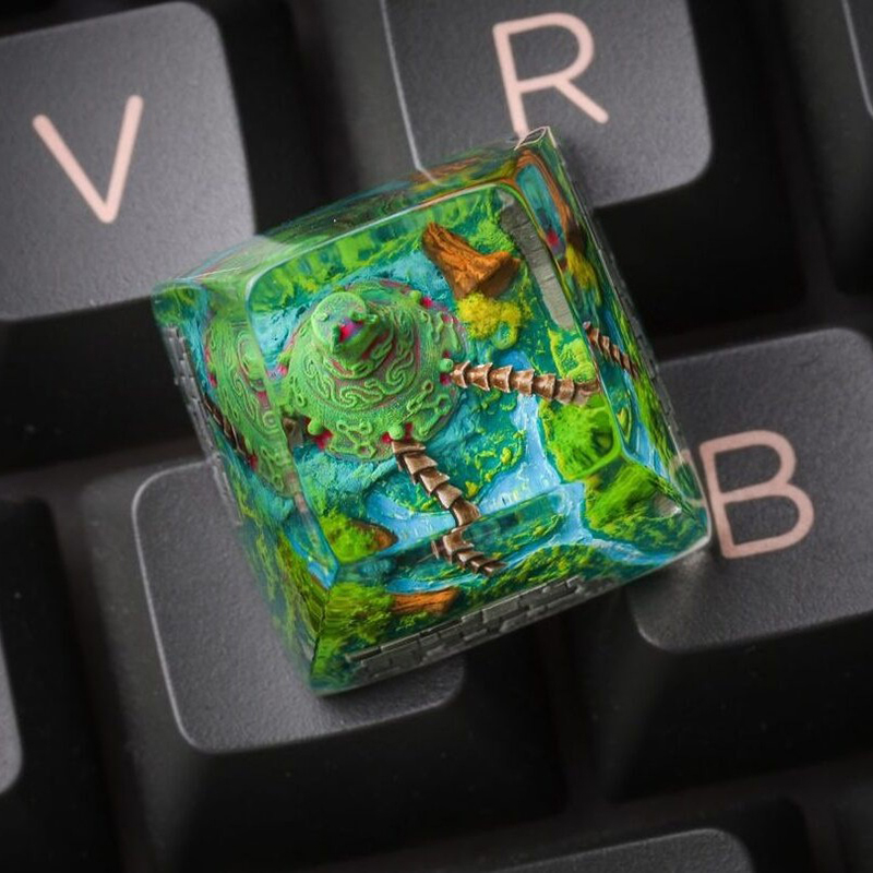 Keycap in Resina a Tema Organi - Resin Art Anime recensione e prezzo