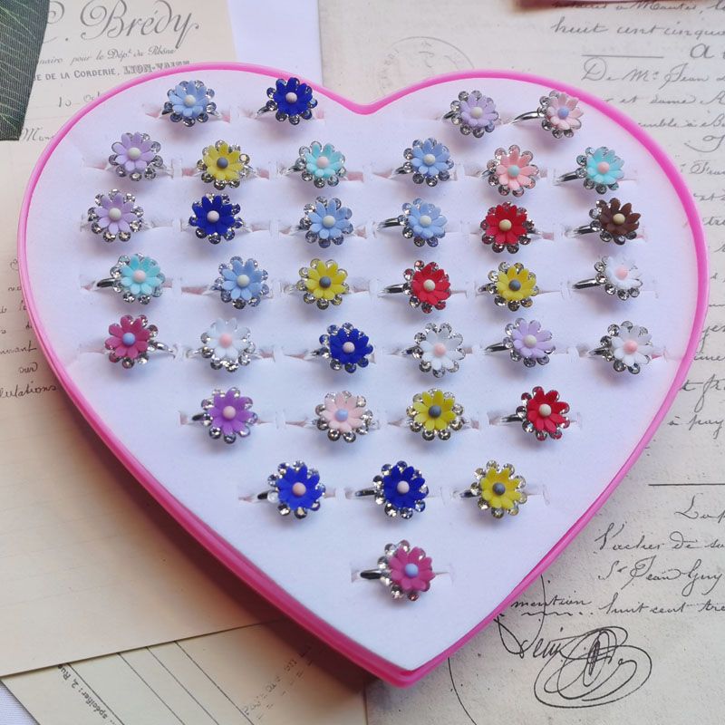 10 pz/lotto simpatici cartoni  - Resin Art Ring recensione e prezzo