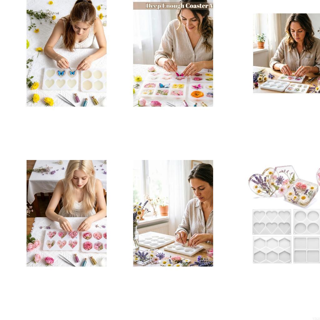 Stampi rotondi in silicone per - Coaster Mold Square recensione e prezzo
