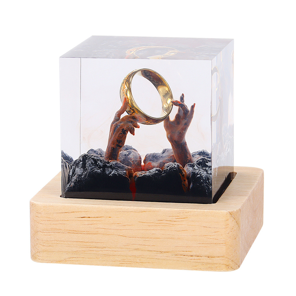 Lampada da Tavolo in Resina Or - Resin Art Ring recensione e prezzo