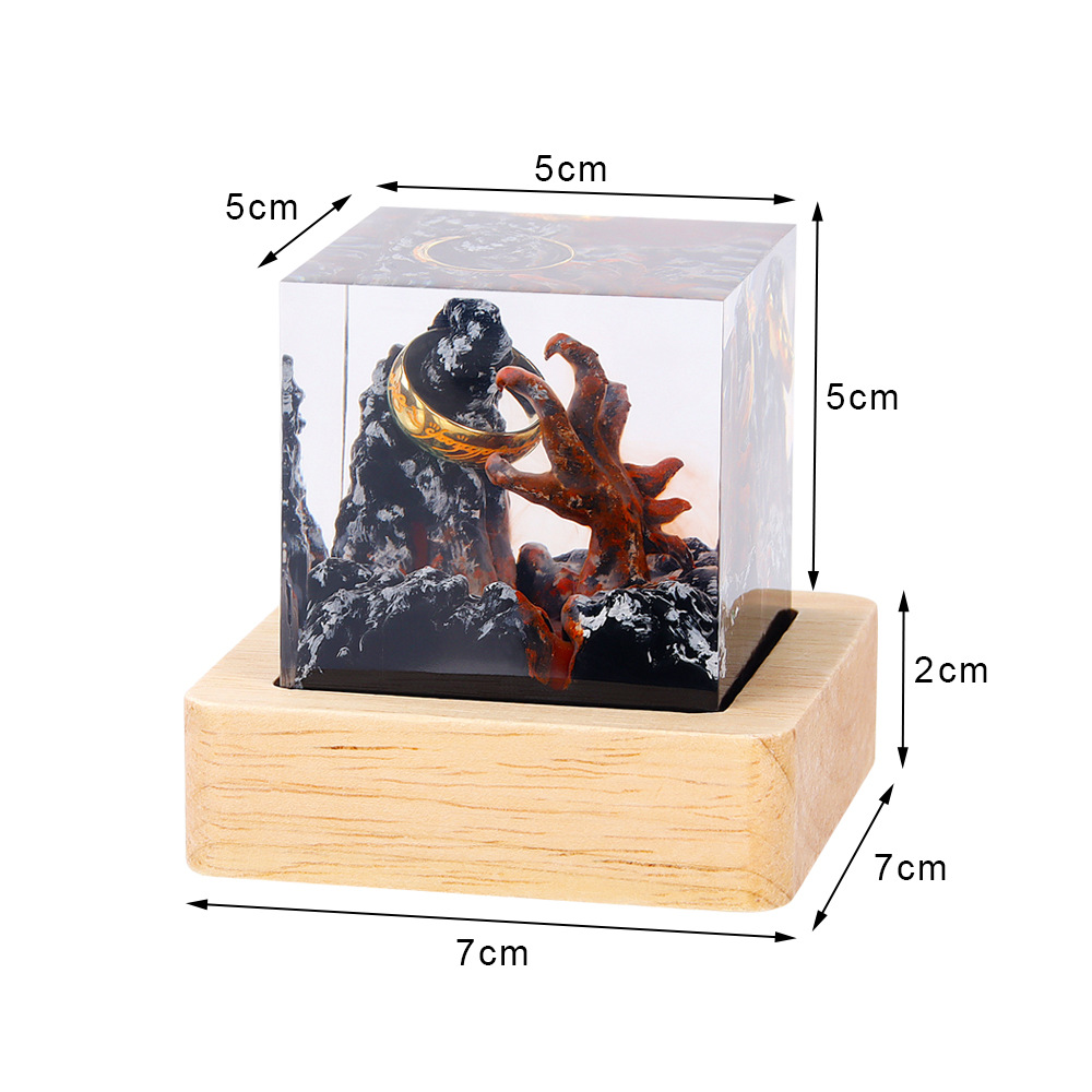 Lampada da Tavolo in Resina Or - Resin Art Ring recensione e prezzo
