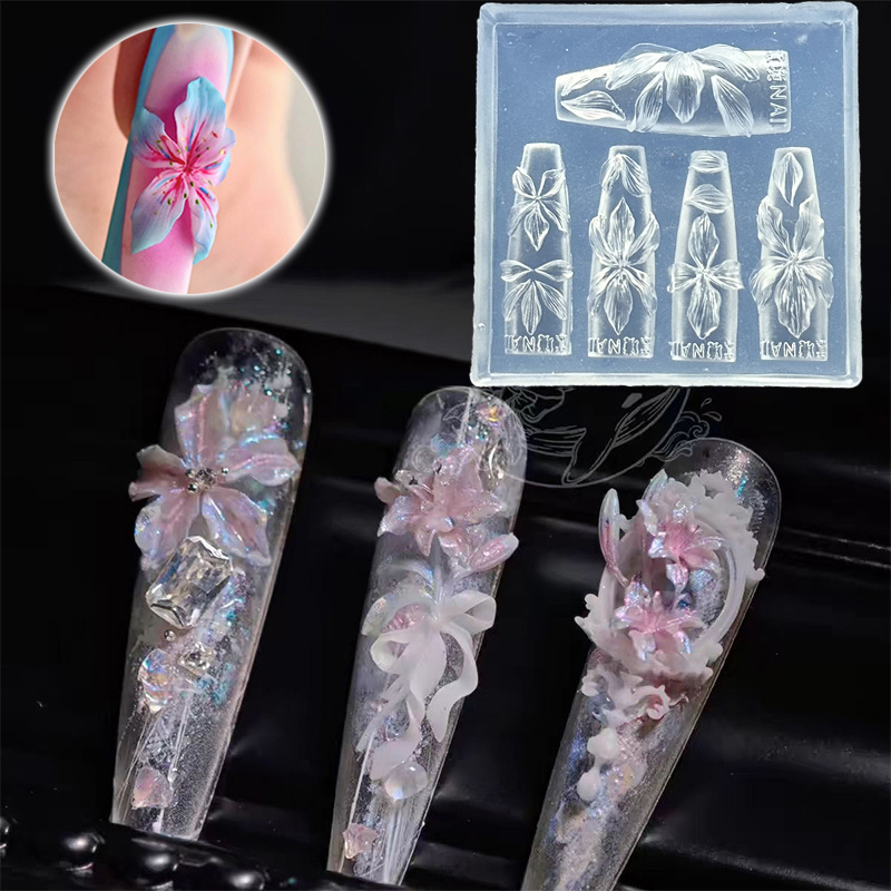 Stampo per unghie con fiori 3D - Resin Art Template recensione e prezzo
