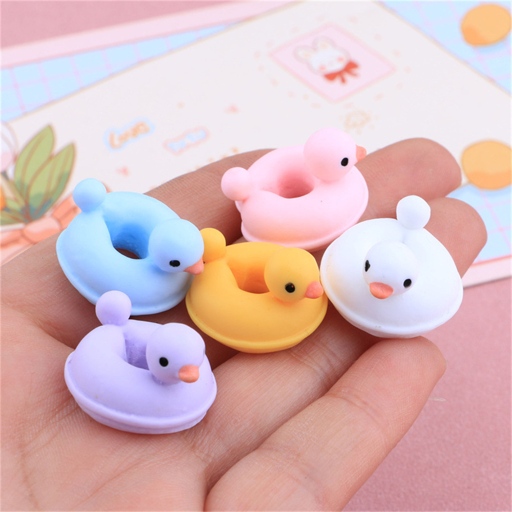 20Pcs Cartoon Duck Swim Ring f - Resin Art Ring recensione e prezzo