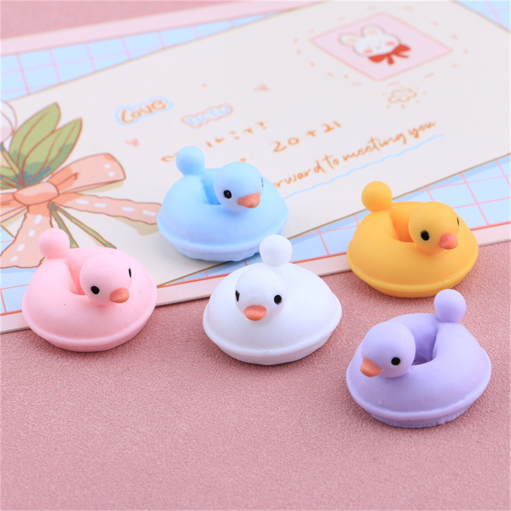 20Pcs Cartoon Duck Swim Ring f - Resin Art Ring recensione e prezzo