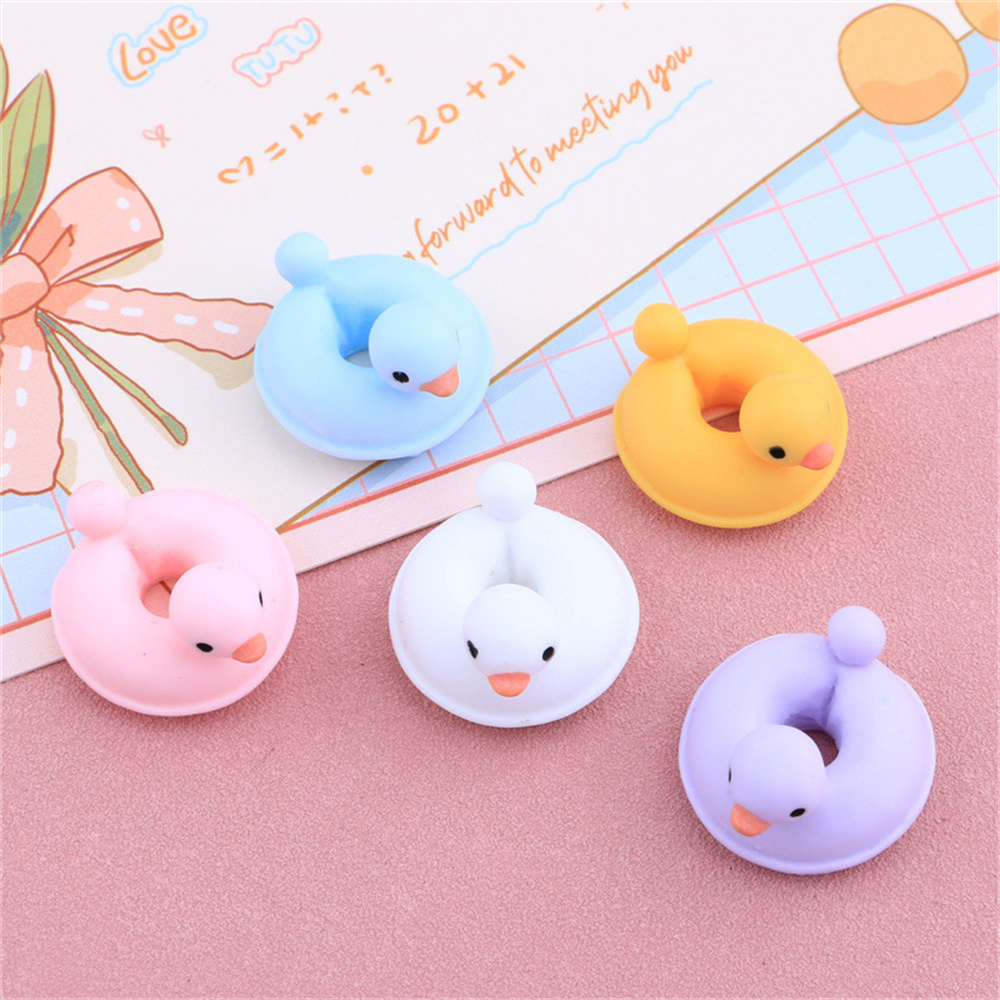 20Pcs Cartoon Duck Swim Ring f - Resin Art Ring recensione e prezzo