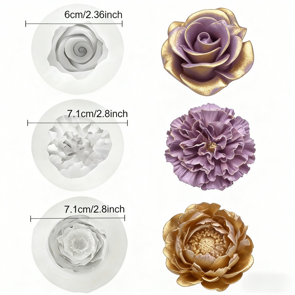 Stampi in silicone a 3 pezzi p - Resin Art For Wedding Gift recensione e prezzo