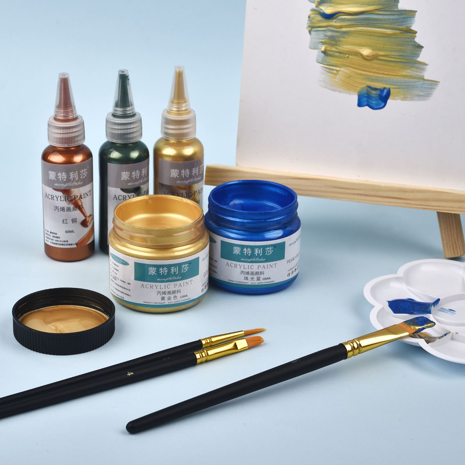 7 colori 60 ml/bottiglia Metal - Resin Artist recensione e prezzo