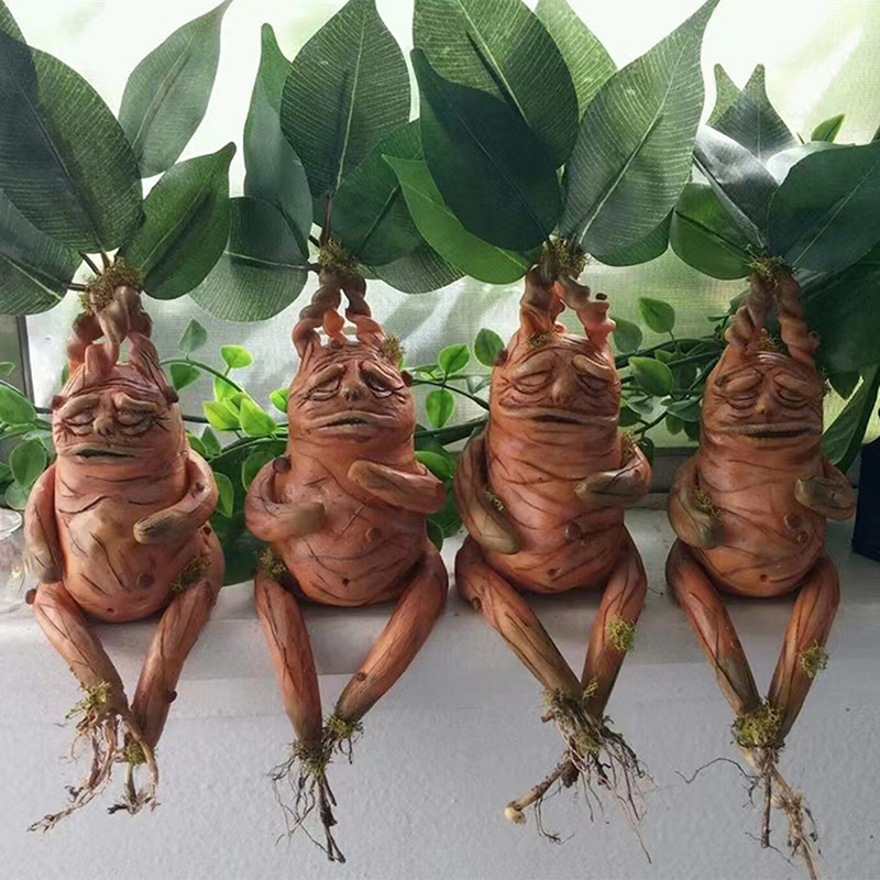 1 pz mandrake erba statua in r - Resin Art Anniversary Gift recensione e prezzo