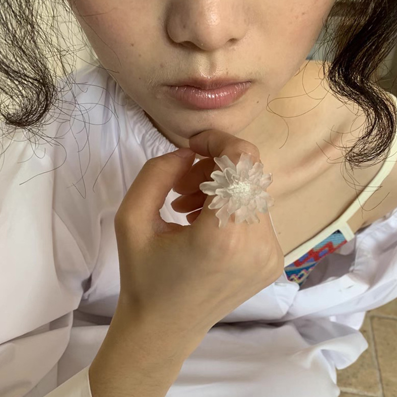 HUANZHI Anello fiore in resina - Resin Art Ring recensione e prezzo