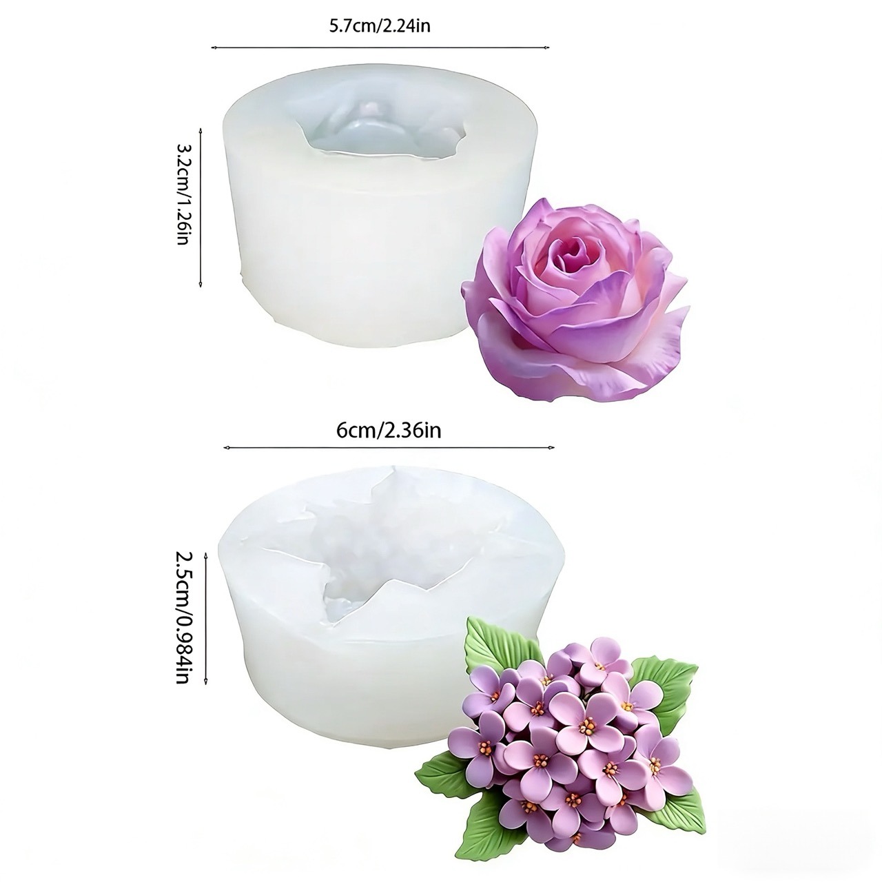 2 pezzi di stampi in silicone  - Resin Art For Wedding Gift recensione e prezzo
