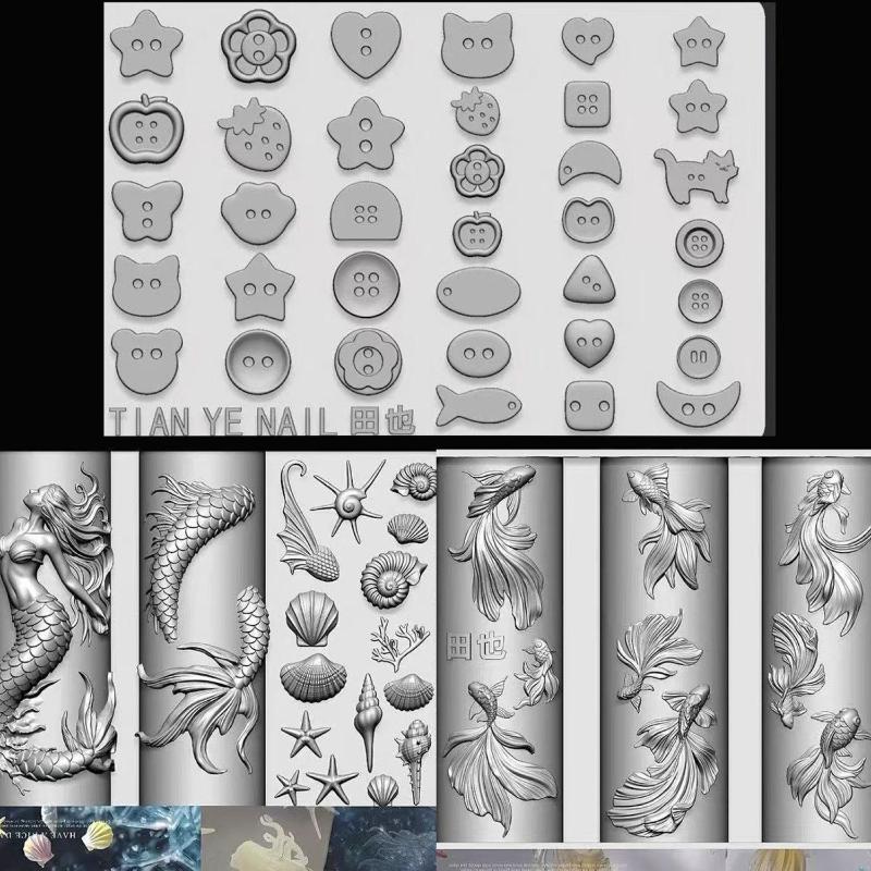 Stampi 3D in Silicone Morbido  - Resin Art Template recensione e prezzo