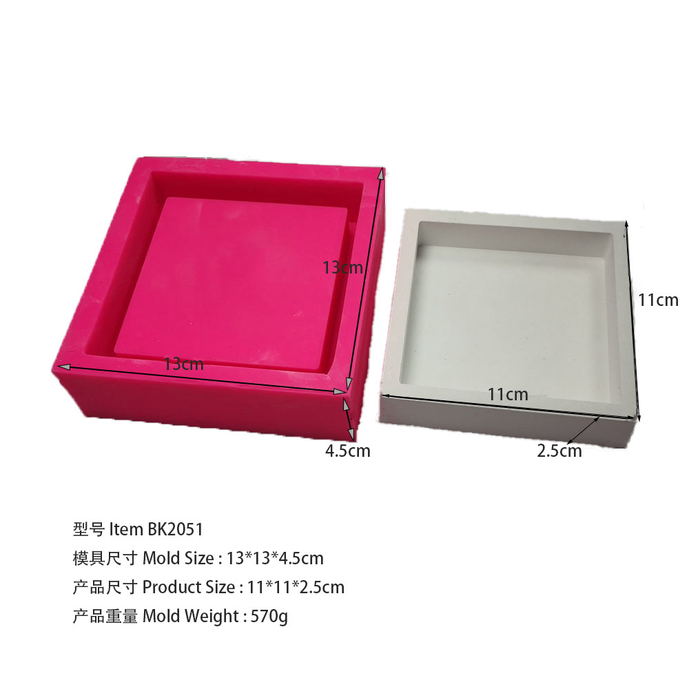 Stampi per vassoi quadrati gra - Coaster Mold Square recensione e prezzo