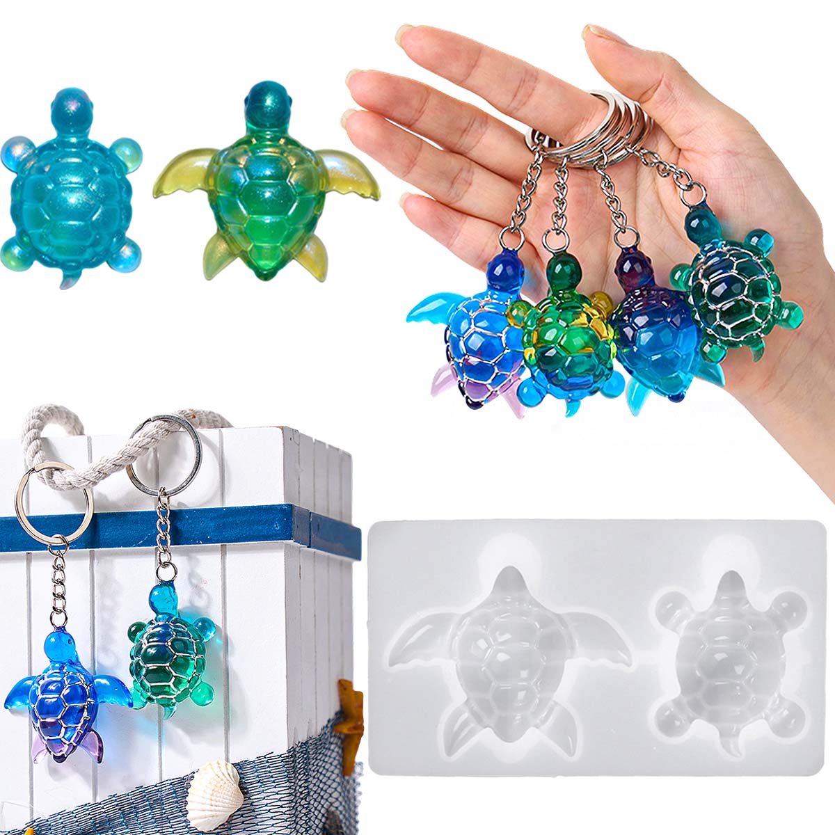 Stampo in silicone portachiavi - Resin Art Epoxy recensione e prezzo