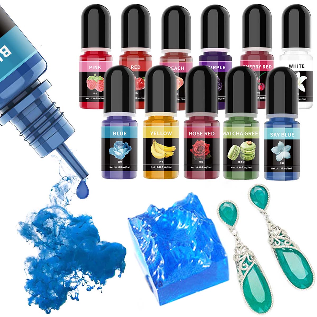 5 ml/bottiglia di resina eposs - Resin Art Epoxy recensione e prezzo